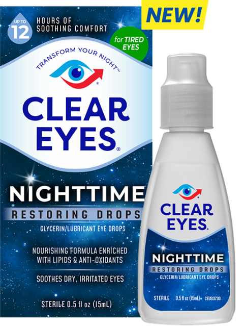 Clear Eyes® Nighttime Restoring Drops